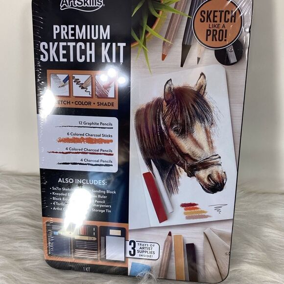 Premium Sketch Kit NIB, 2 are posted in closet - Picture 1 of 11